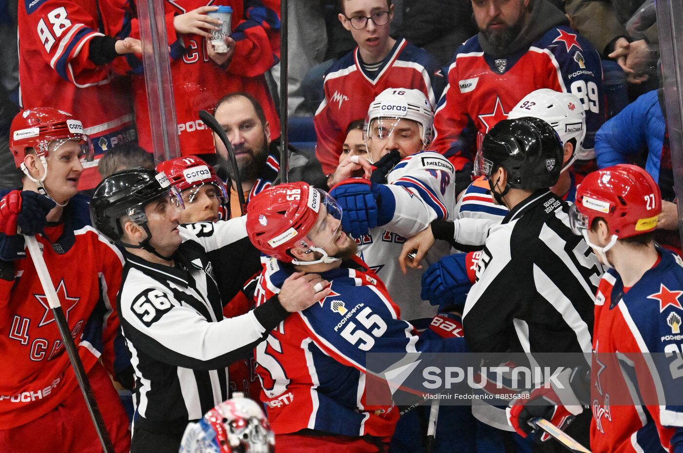 Russia Ice Hockey Kontinental League CSKA - SKA