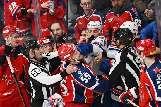 Russia Ice Hockey Kontinental League CSKA - SKA