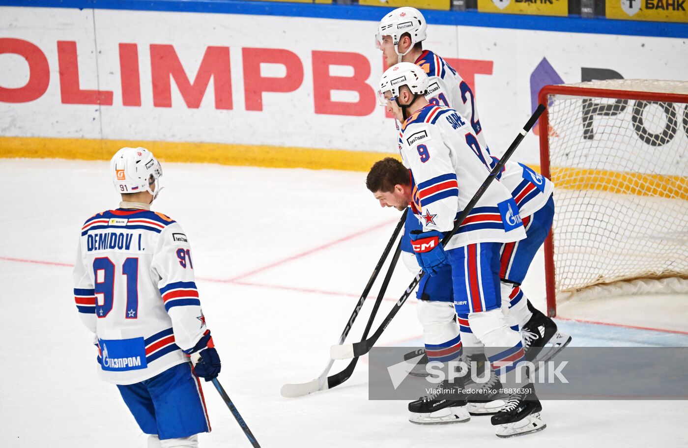 Russia Ice Hockey Kontinental League CSKA - SKA