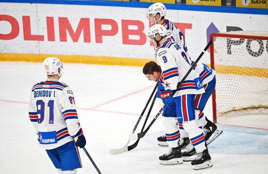 Russia Ice Hockey Kontinental League CSKA - SKA