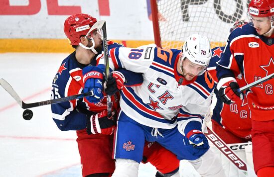 Russia Ice Hockey Kontinental League CSKA - SKA