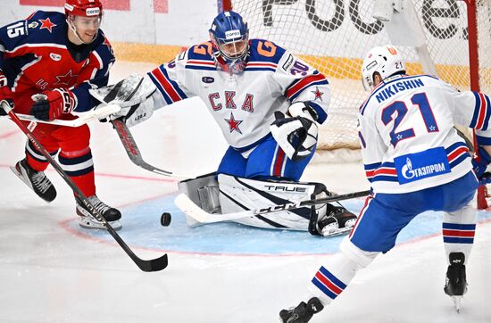 Russia Ice Hockey Kontinental League CSKA - SKA