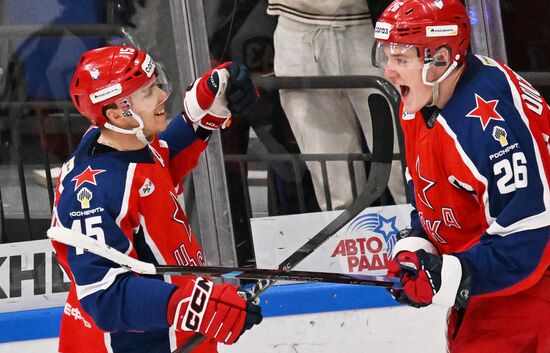 Russia Ice Hockey Kontinental League CSKA - SKA