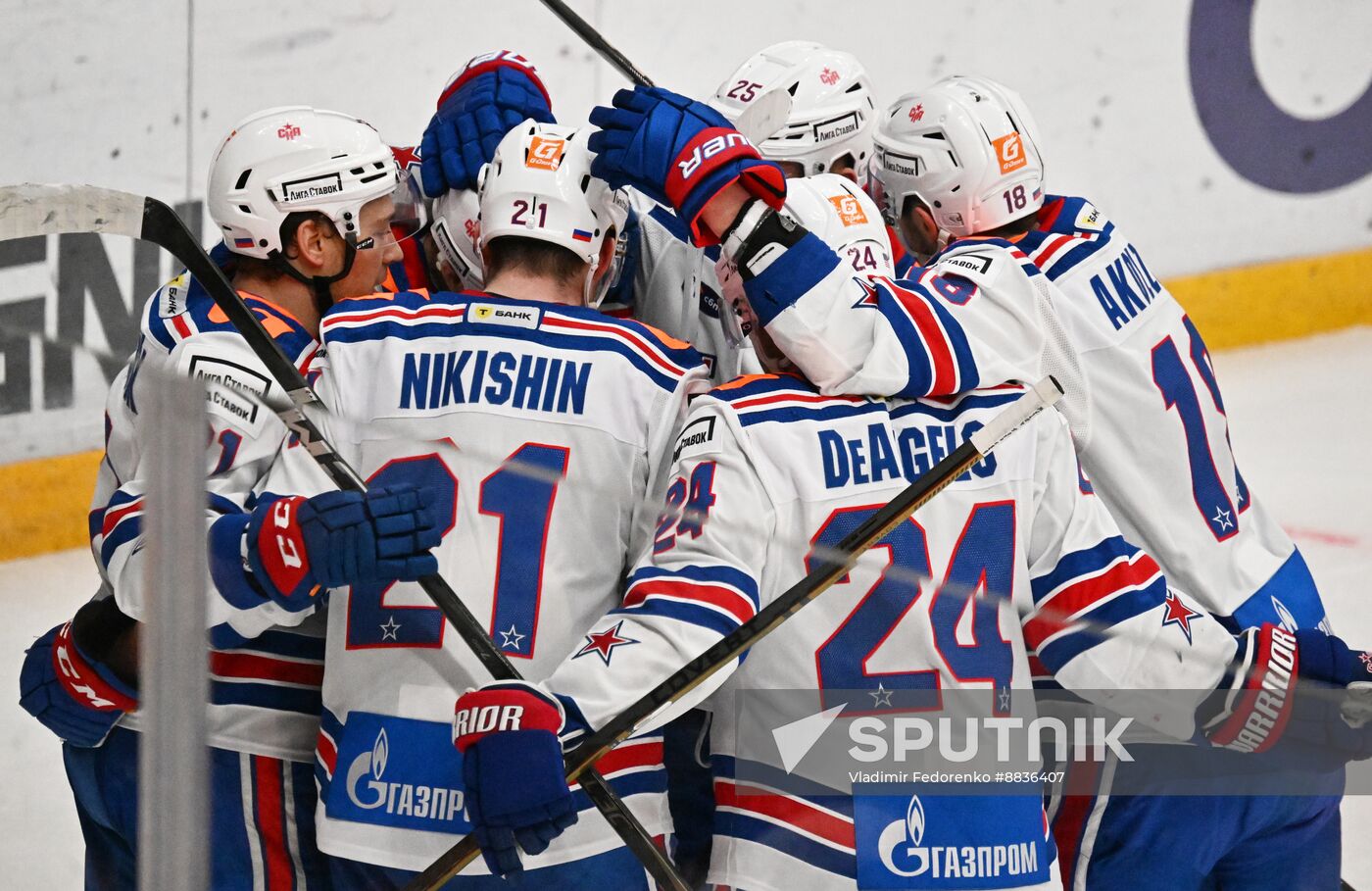 Russia Ice Hockey Kontinental League CSKA - SKA