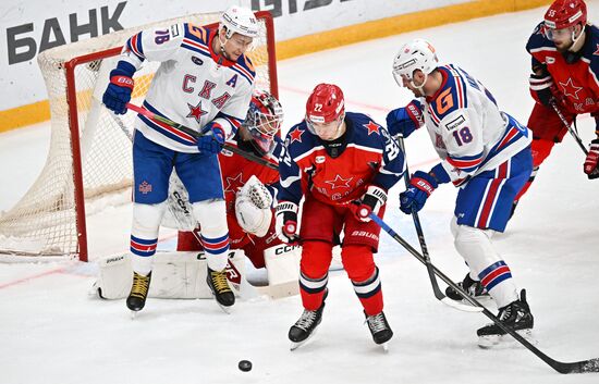 Russia Ice Hockey Kontinental League CSKA - SKA