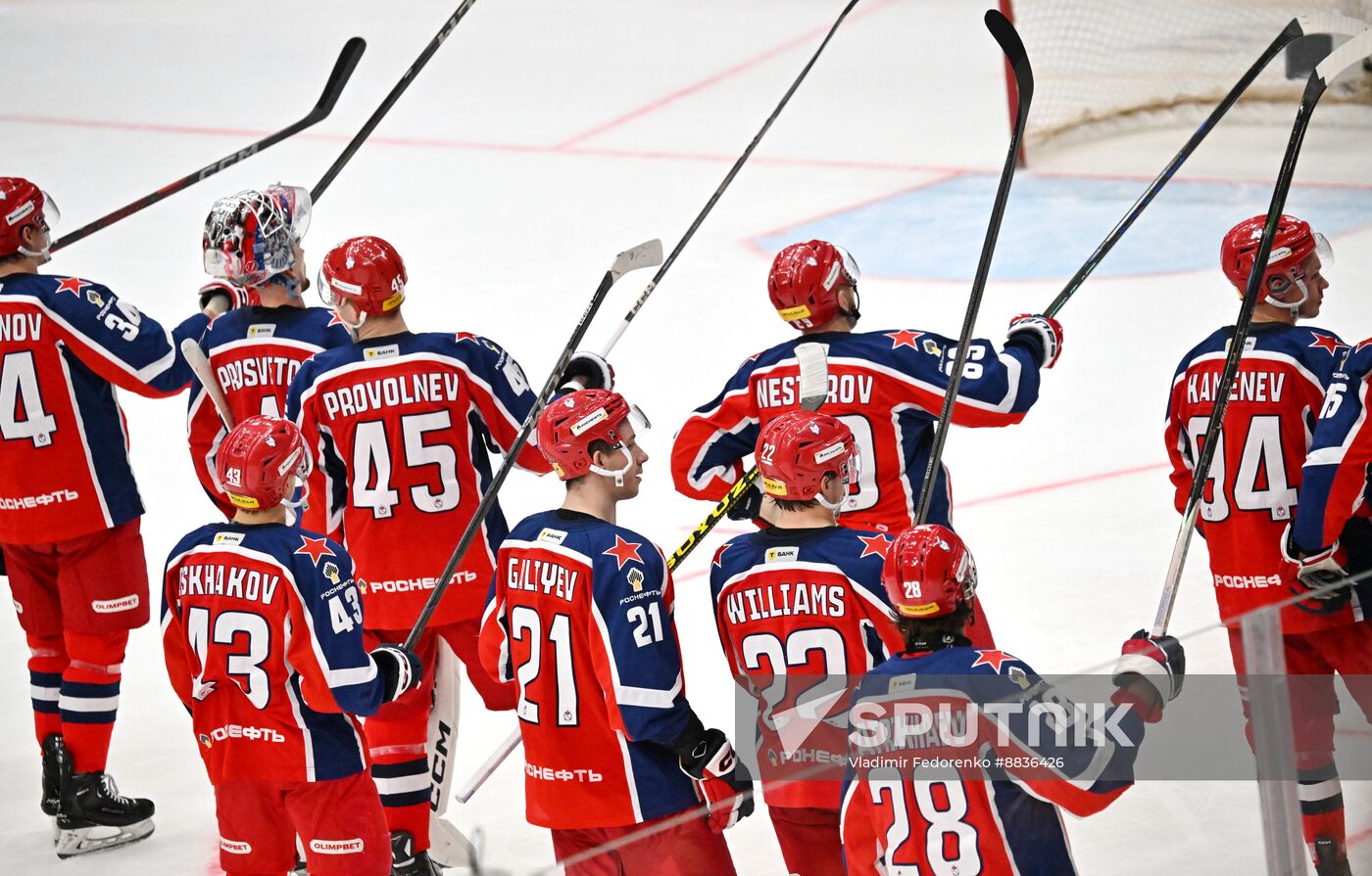 Russia Ice Hockey Kontinental League CSKA - SKA