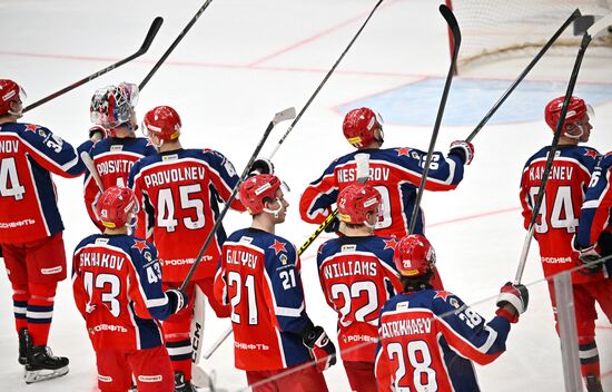 Russia Ice Hockey Kontinental League CSKA - SKA