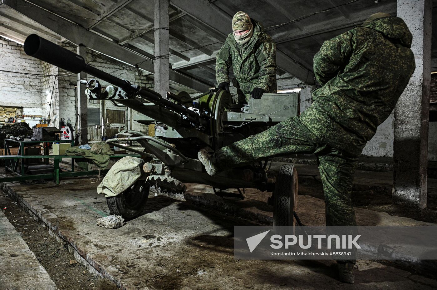 Russia Ukraine Military Operation Repair Battalion