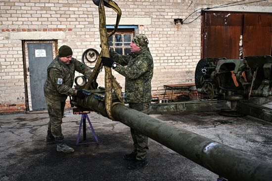 Russia Ukraine Military Operation Repair Battalion