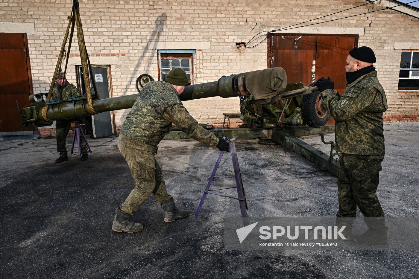 Russia Ukraine Military Operation Repair Battalion