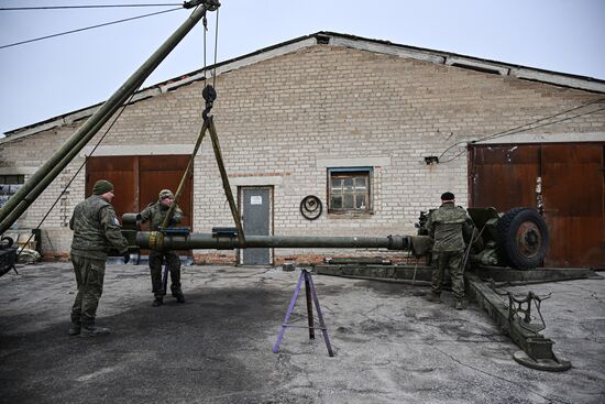 Russia Ukraine Military Operation Repair Battalion