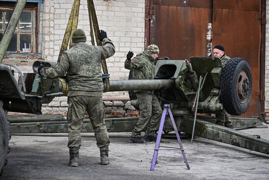 Russia Ukraine Military Operation Repair Battalion