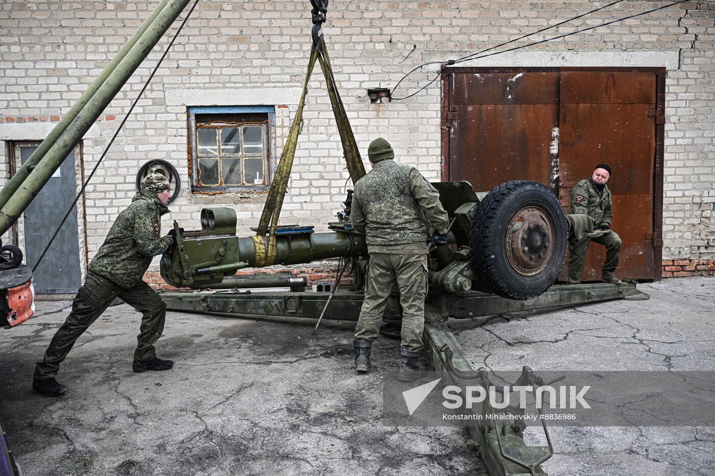 Russia Ukraine Military Operation Repair Battalion