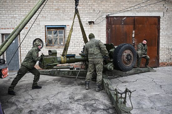 Russia Ukraine Military Operation Repair Battalion