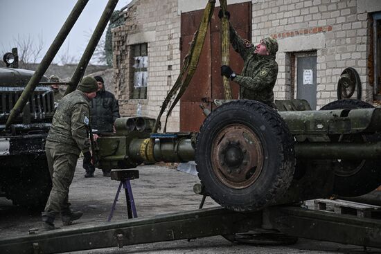 Russia Ukraine Military Operation Repair Battalion