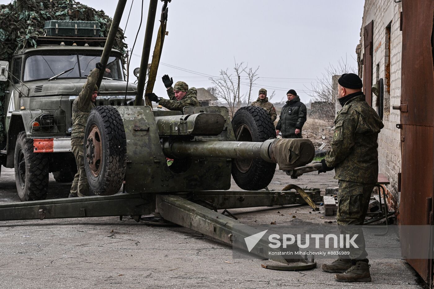 Russia Ukraine Military Operation Repair Battalion