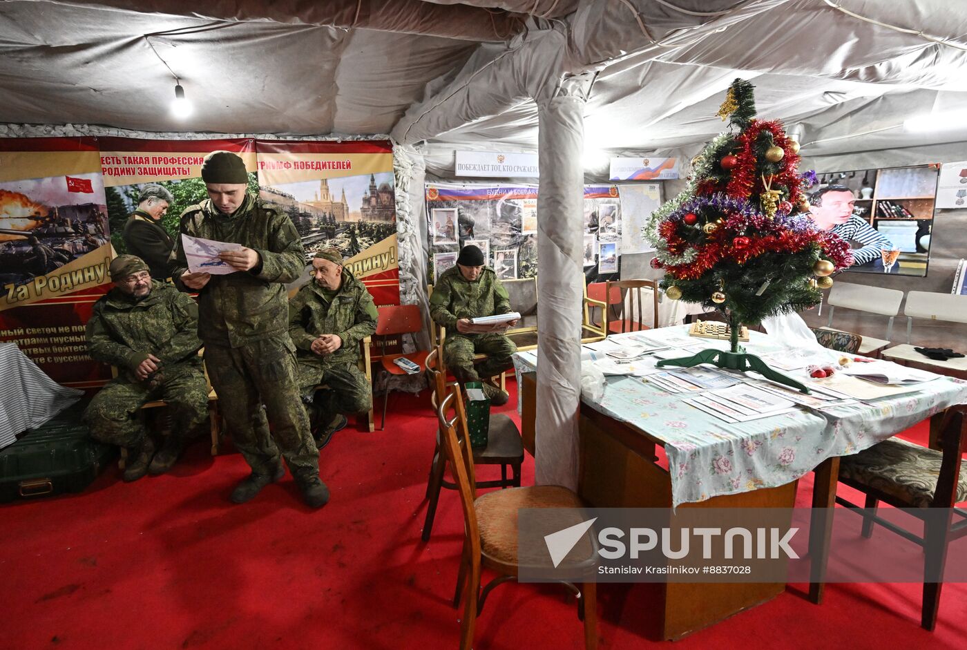 Russia Ukraine Military Operation New Year Season Preparations