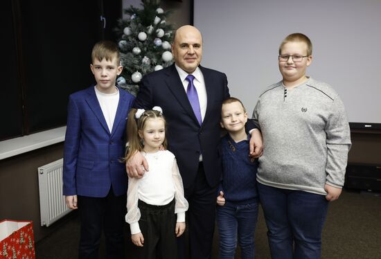 Russia Mishustin Charity Campaign