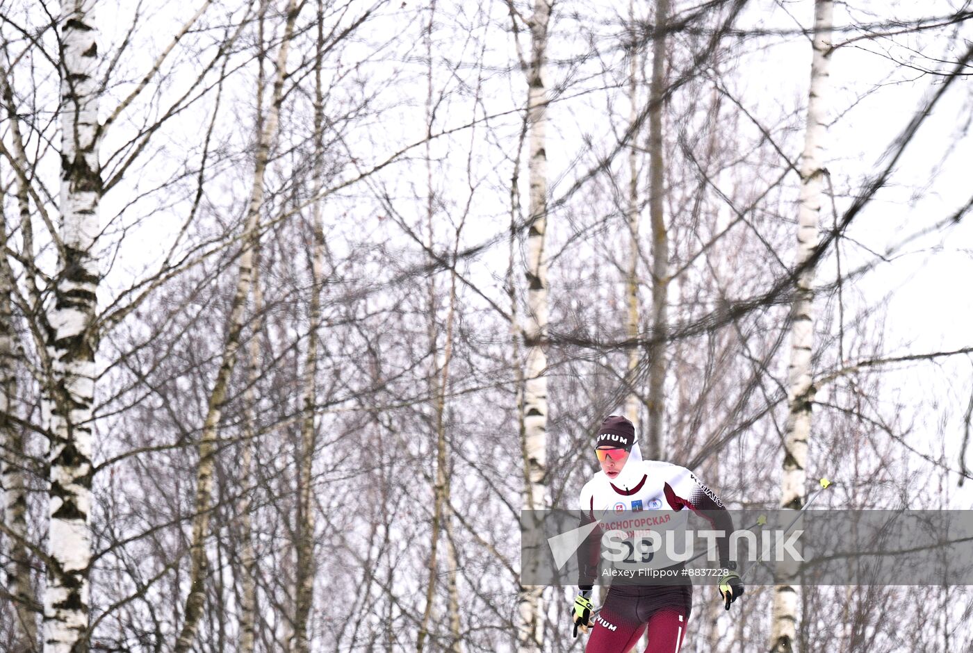 Russia Cross Country Skiing Competition