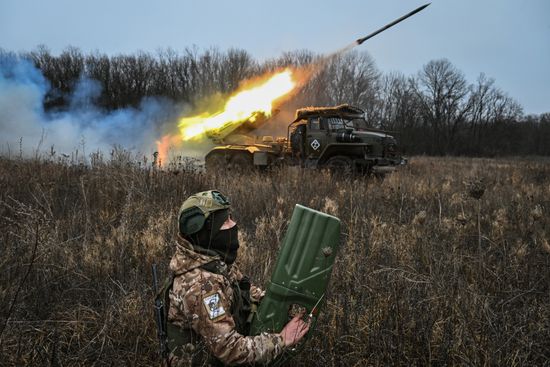 Russia Ukraine Military Operation Artillery Units