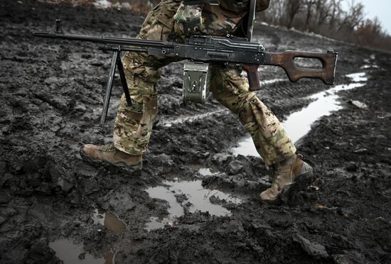 Russia Ukraine Military Operation Troops Training