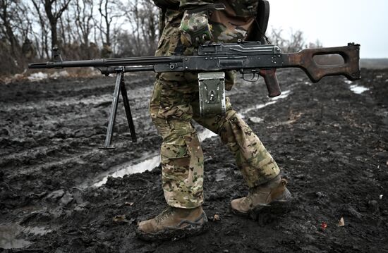 Russia Ukraine Military Operation Troops Training