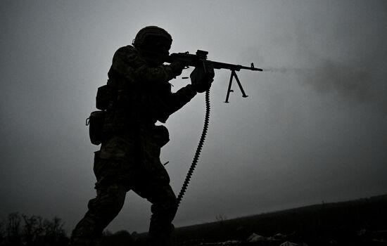 Russia Ukraine Military Operation Troops Training