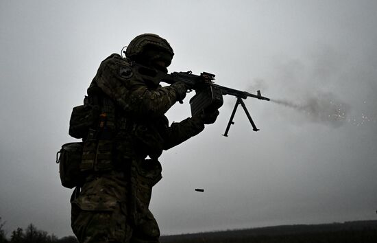 Russia Ukraine Military Operation Troops Training