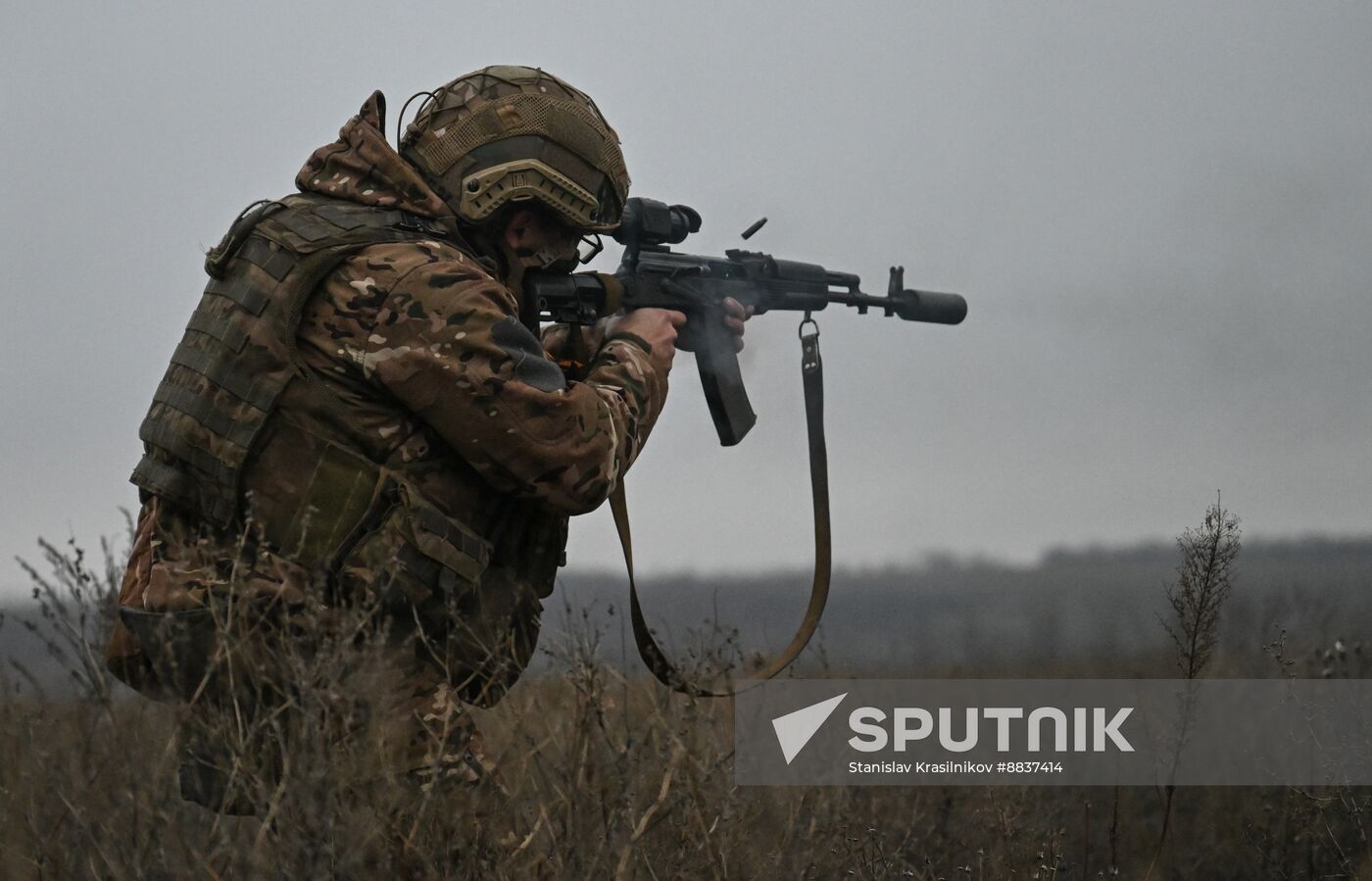Russia Ukraine Military Operation Troops Training