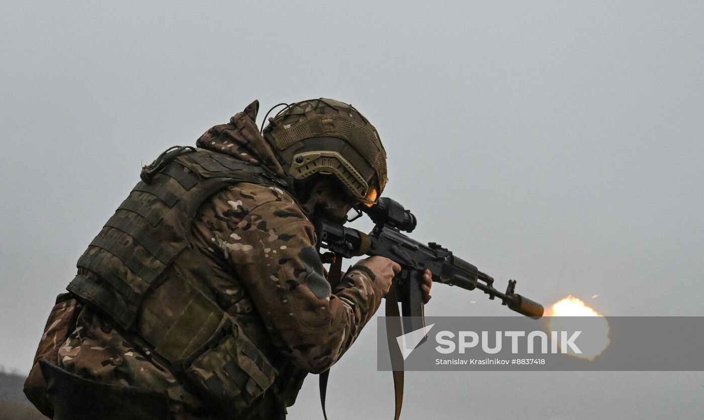 Russia Ukraine Military Operation Troops Training