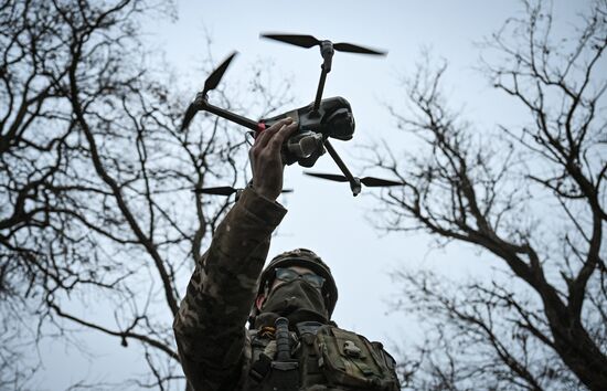 Russia Ukraine Military Operation Troops Training