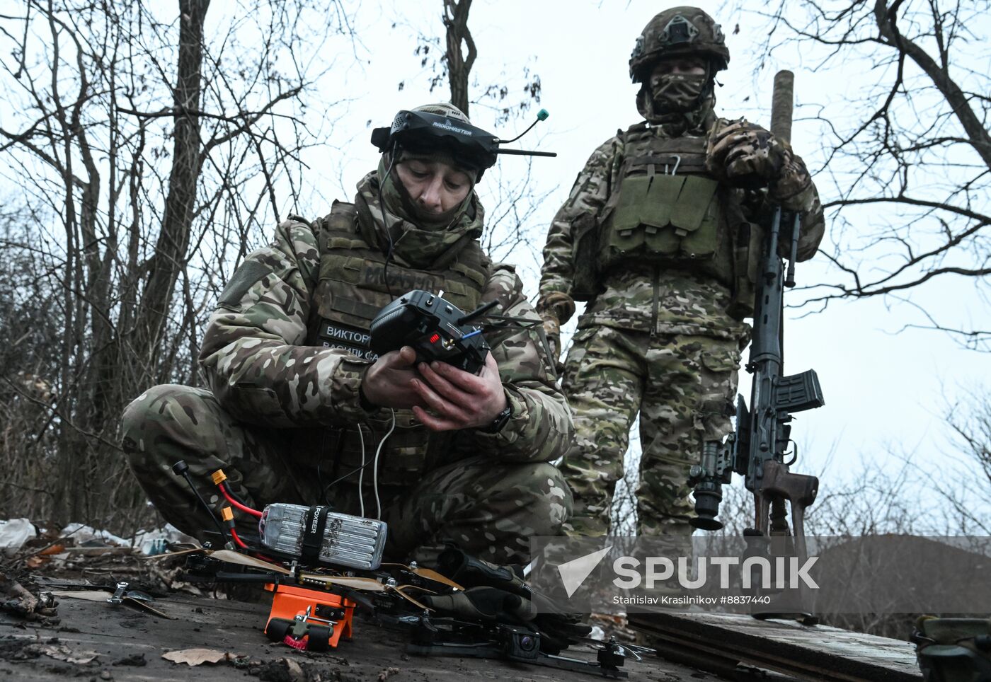 Russia Ukraine Military Operation Troops Training