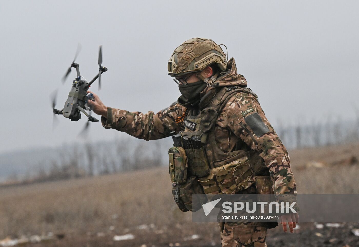 Russia Ukraine Military Operation Troops Training