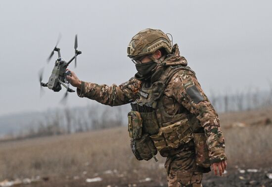 Russia Ukraine Military Operation Troops Training