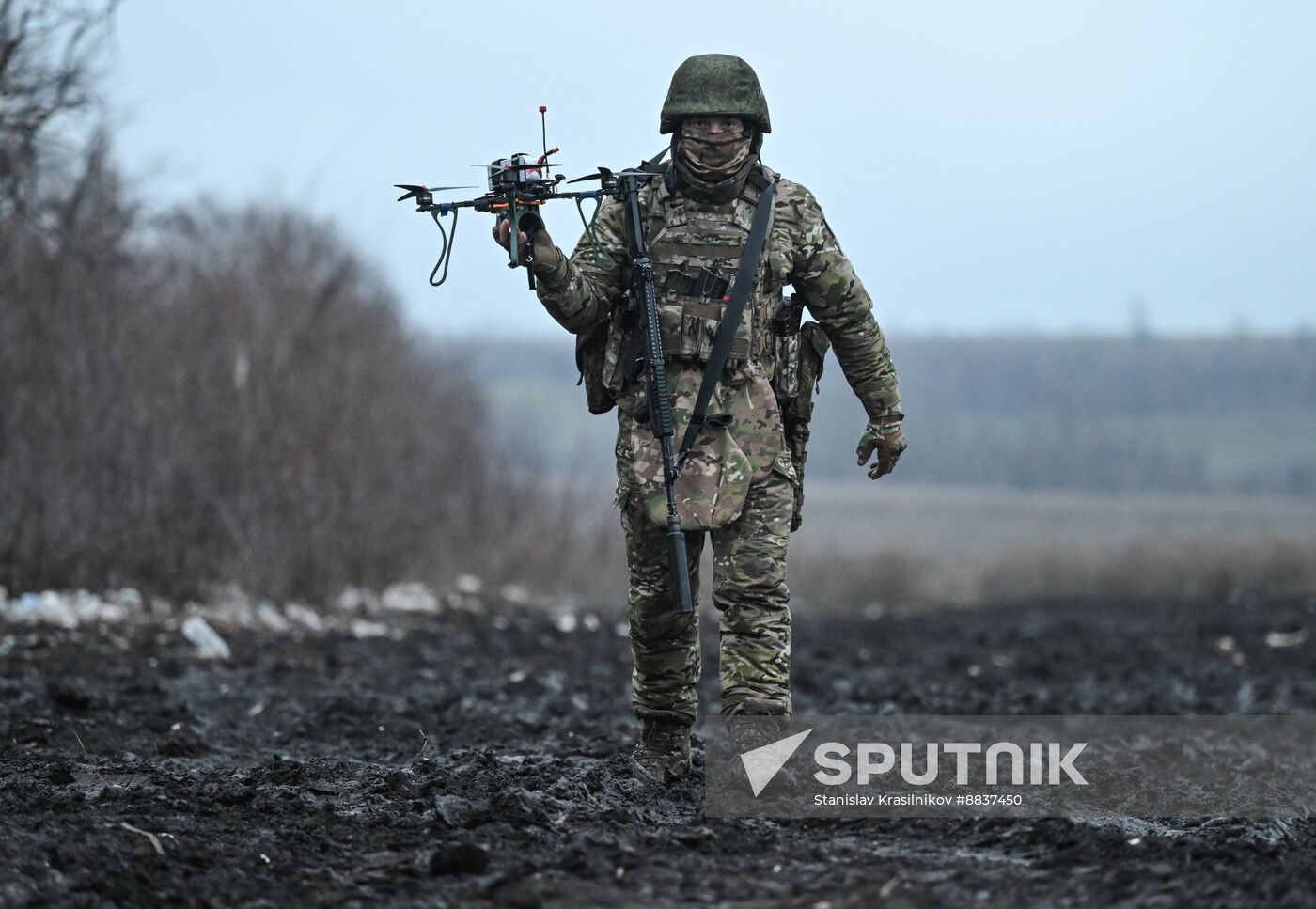 Russia Ukraine Military Operation Troops Training