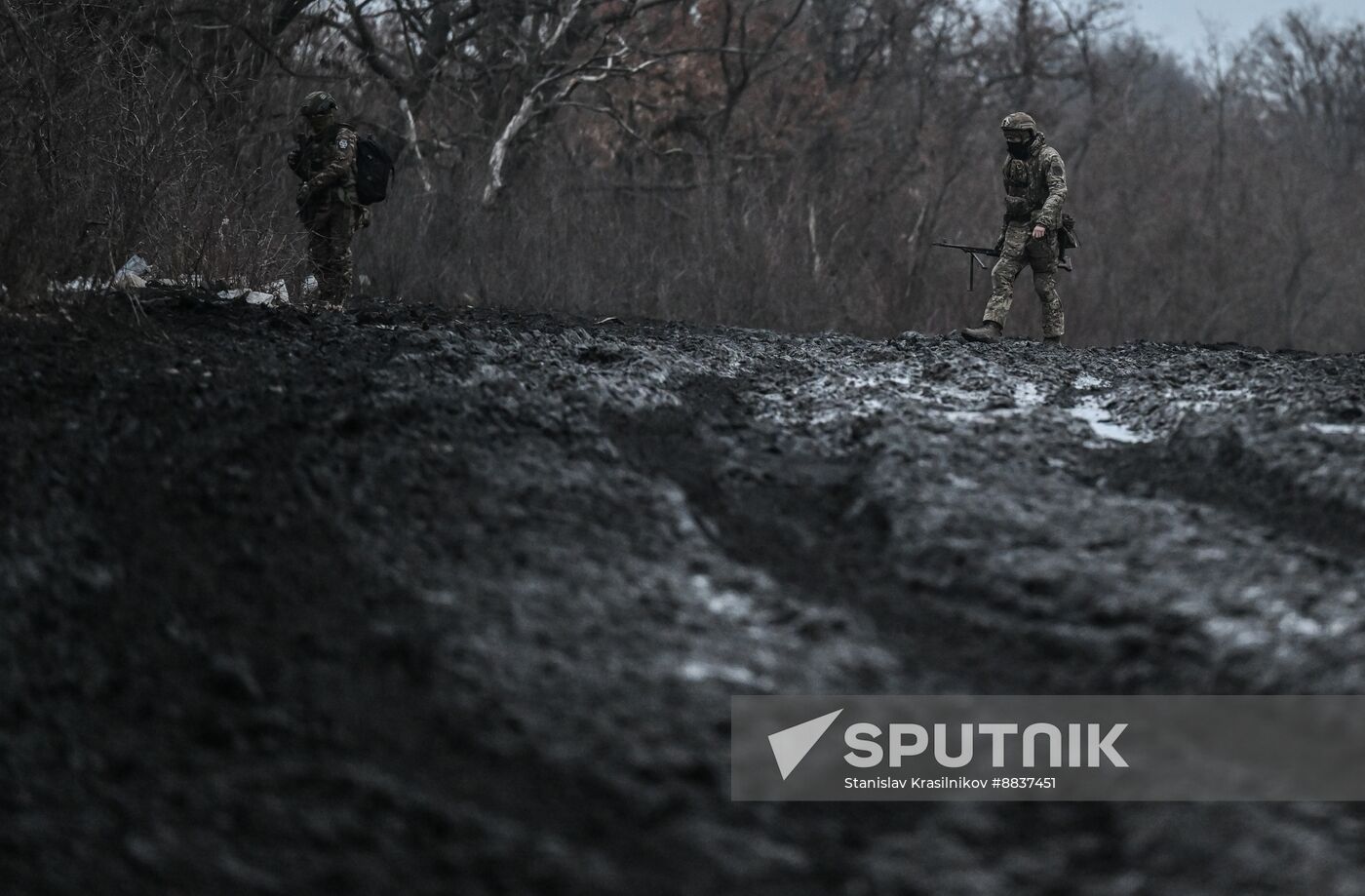 Russia Ukraine Military Operation Troops Training