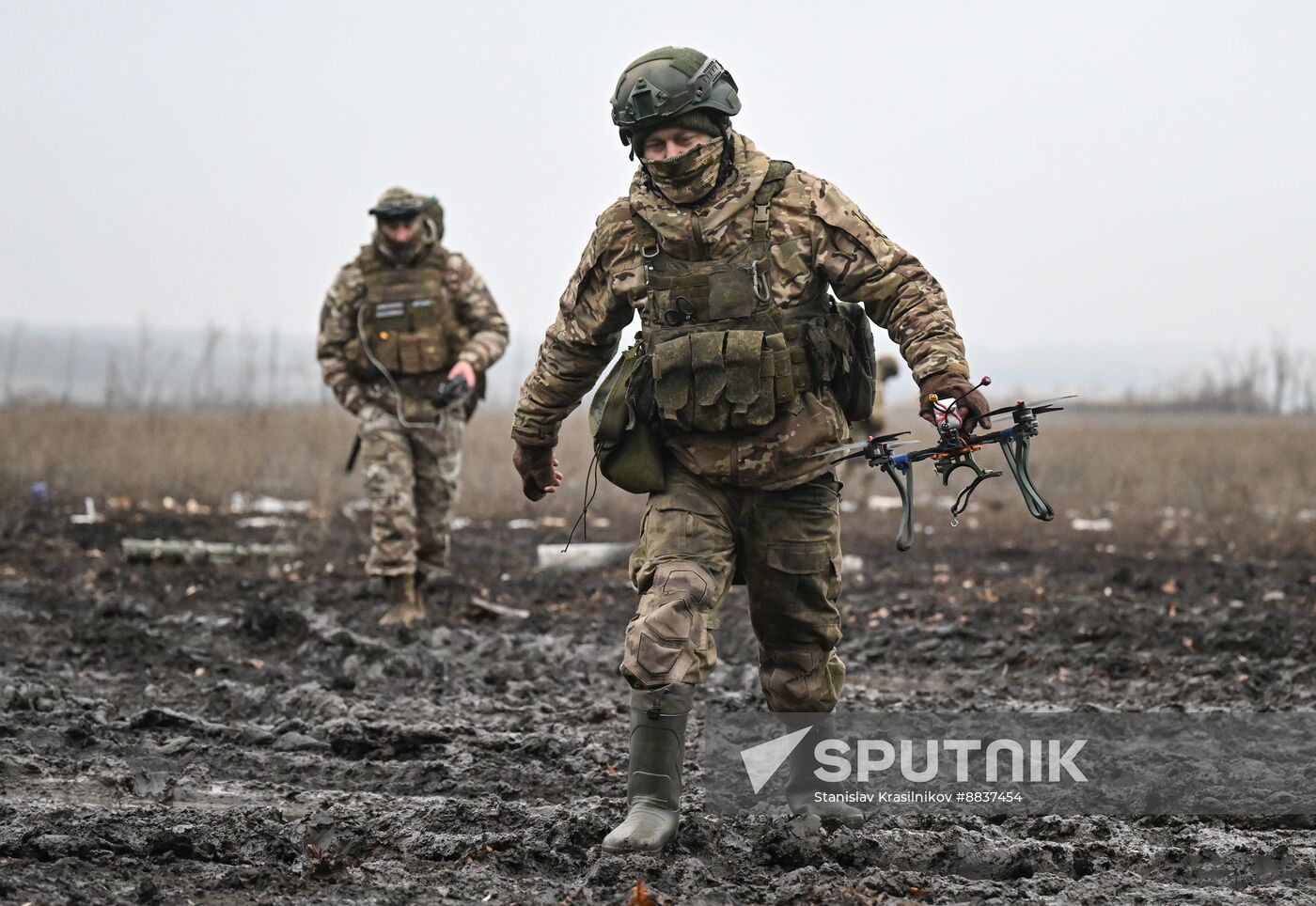 Russia Ukraine Military Operation Troops Training