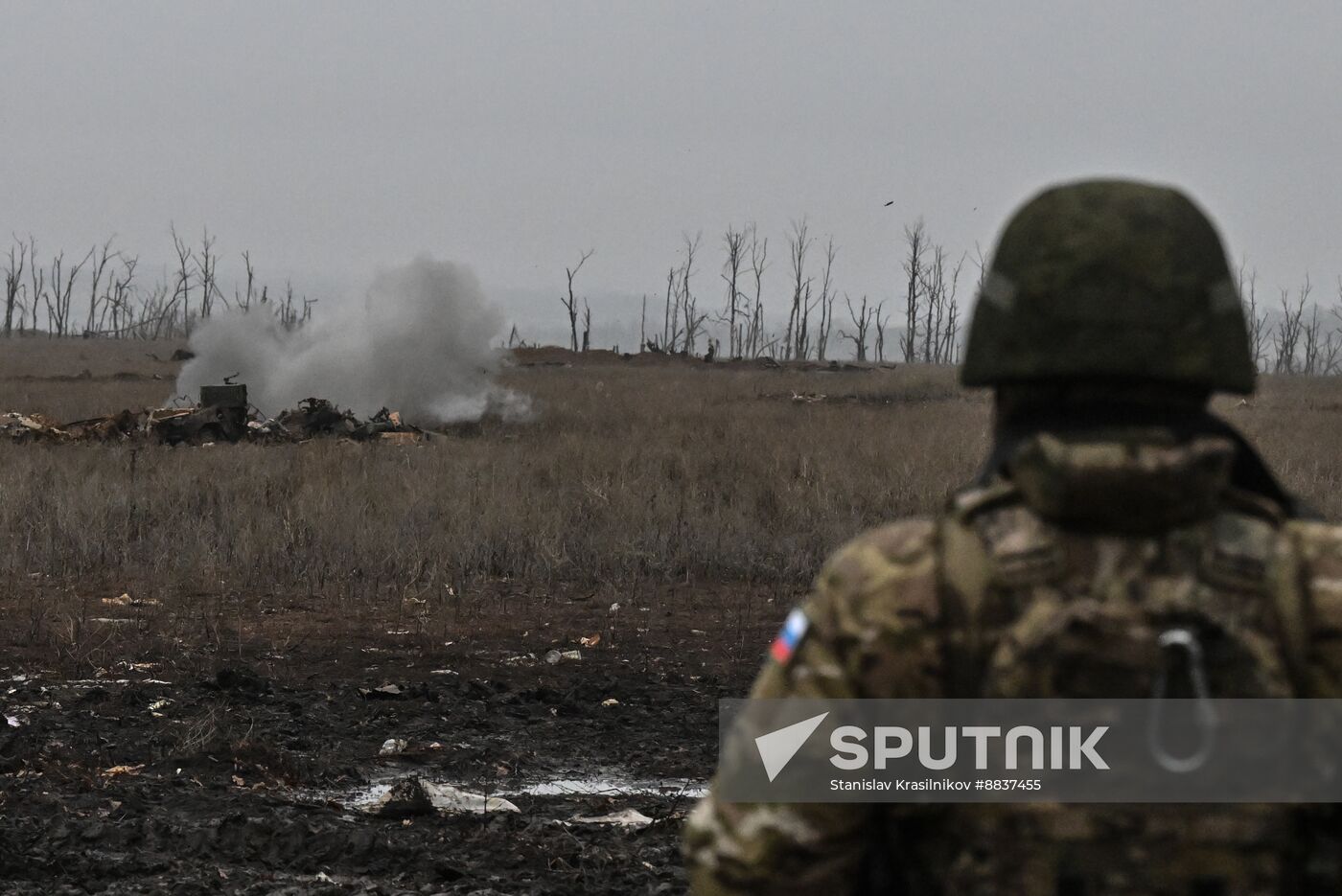 Russia Ukraine Military Operation Troops Training