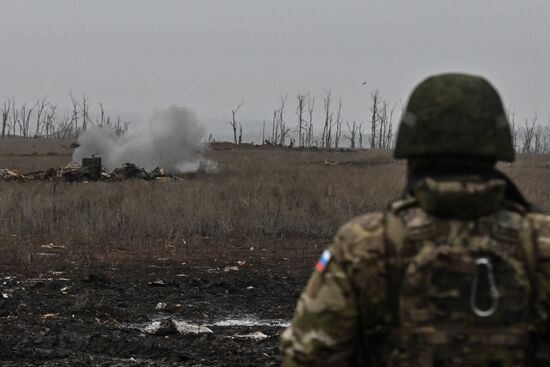 Russia Ukraine Military Operation Troops Training