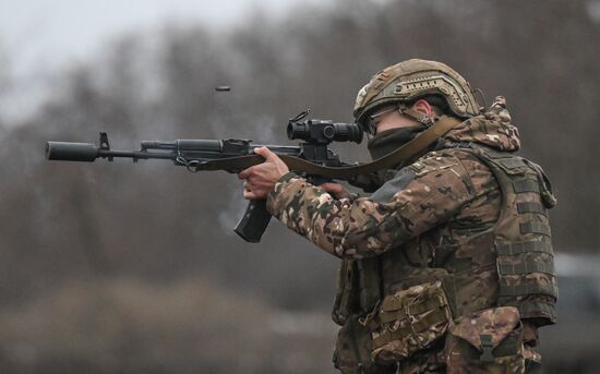 Russia Ukraine Military Operation Troops Training