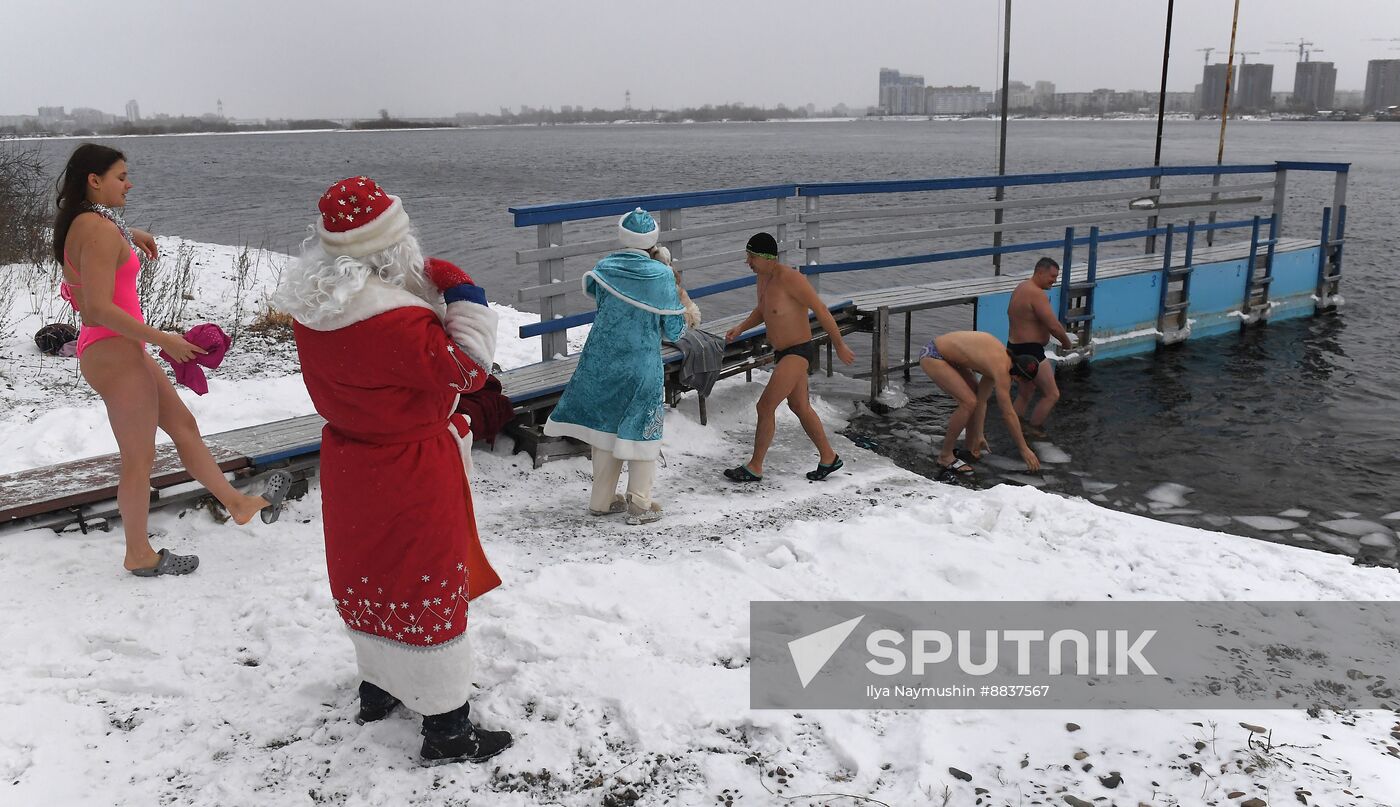 Russia Winter Swimming