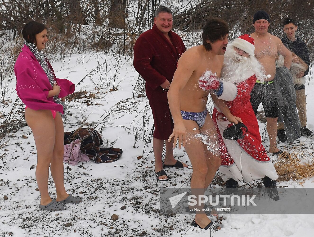 Russia Winter Swimming