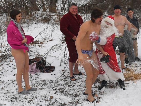 Russia Winter Swimming