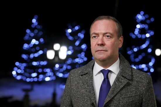 Russia Medvedev New Year Season