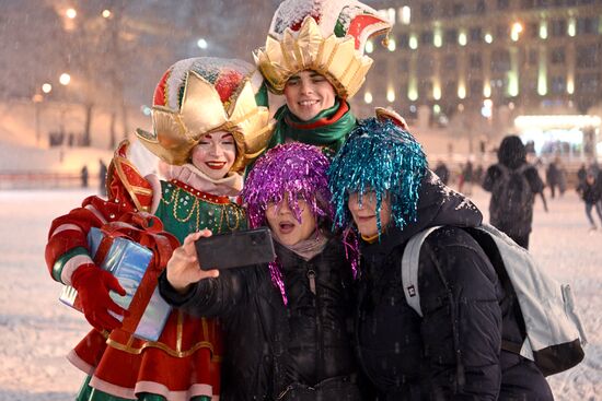 Russia New Year Celebration