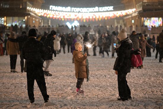 Russia New Year Celebration