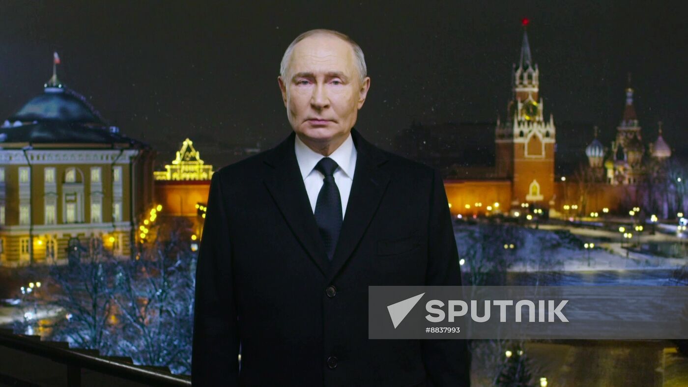 Russia Putin New Year