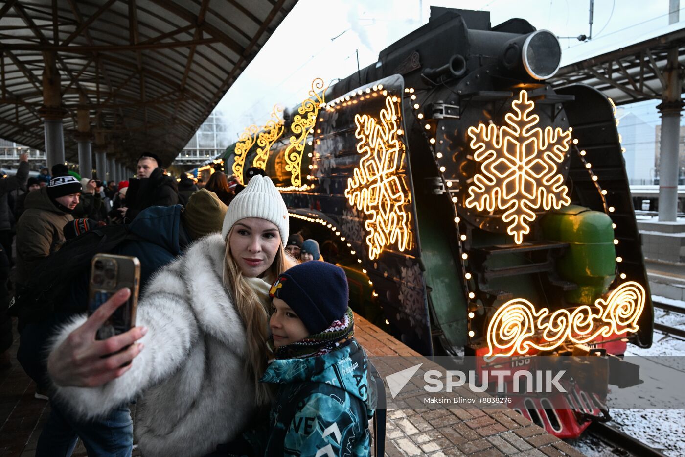 Russia New Year Season Father Frost