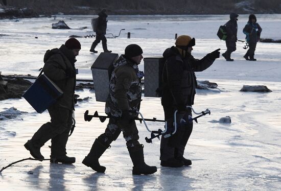 Russia Ice Fishing Festival