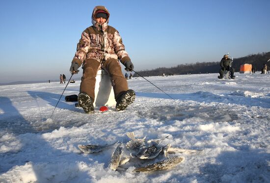 Russia Ice Fishing Festival
